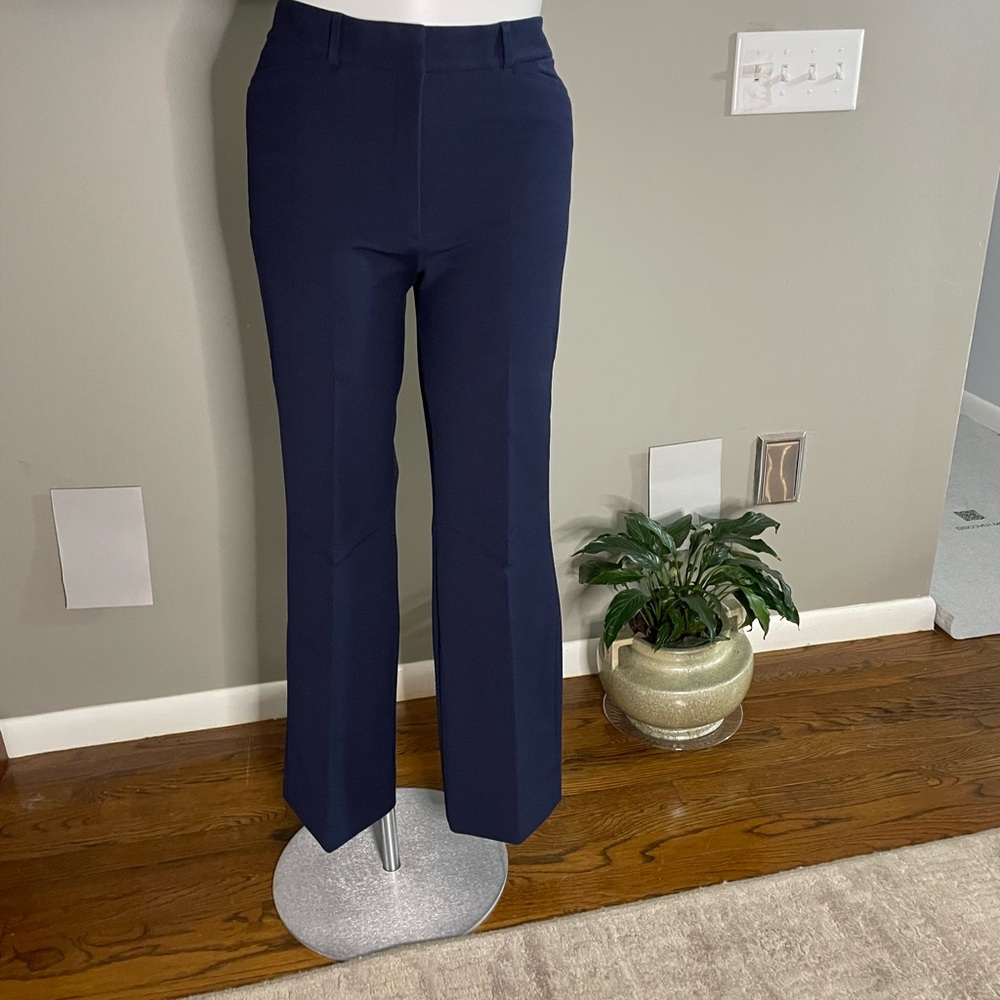 White House Black Market Women’s  Deep Blue Boot Leg Dress Pants